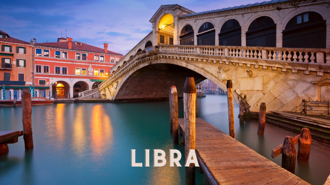 Venice, Italy: Art and romance are two things that Libras adore. Venice is the ideal location for a love story because of its gondola rides, vintage charm, and elegant vitality. (image: canva)