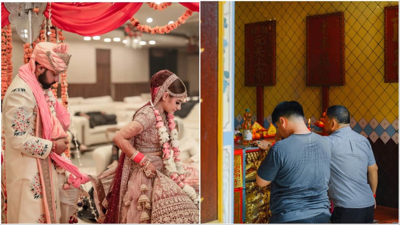 Indian family hosts wedding as Chinese neighbours hold funeral. Their mutual harmony wins hearts