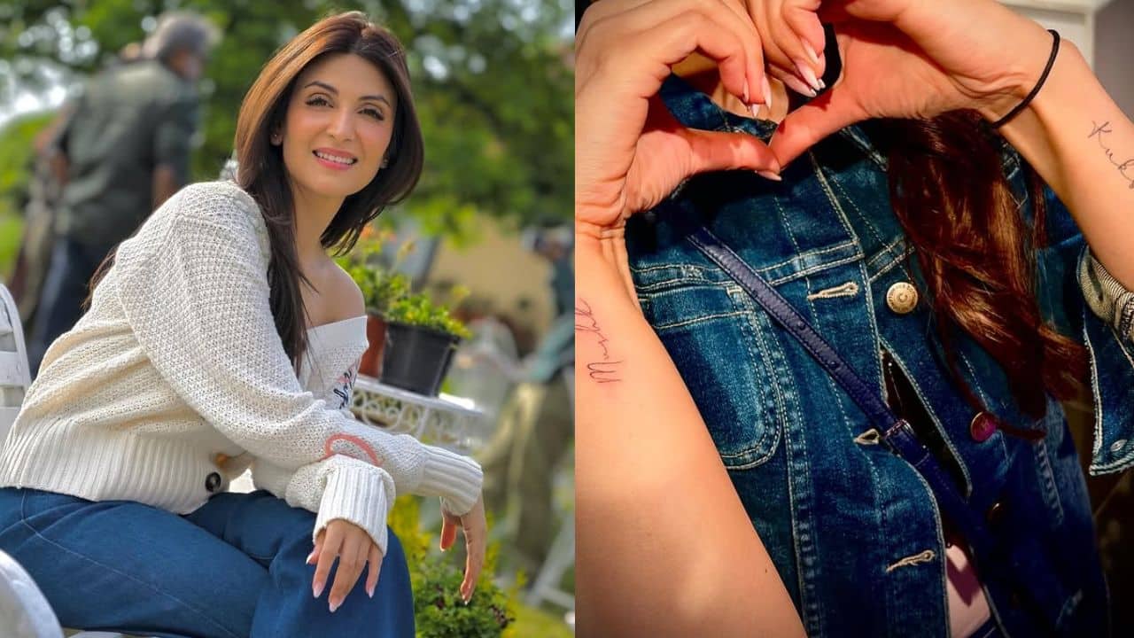 Riddhima Kapoor Sahni gets new tattoos of her parents Neetu and Rishi Kapoor as "Mushk and Kuks"