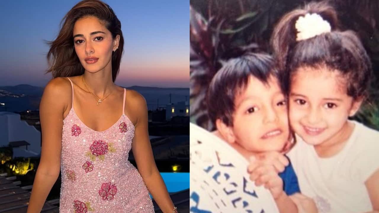 Ananya Panday shares unseen pics of brother Ahaan Panday ahead of Saiyaara release, writes "Welcome to the movies"