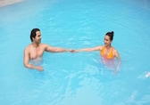 Parents to be Rajkummar Rao and Patralekhaa enjoy Us time by the pool side