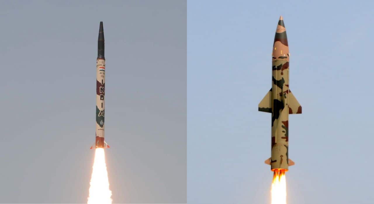 India successfully test-fired the Prithvi-II and Agni-I short-range ballistic missiles from the integrated test range in Chandipur, Odisha, on July 17, 2025, the defence ministry said in a statement. (Pic: X) India successfully test-fired the Prithvi-II and Agni-I short-range ballistic missiles from the integrated test range in Chandipur, Odisha, on July 17, 2025, the defence ministry said in a statement. (Pic: X)