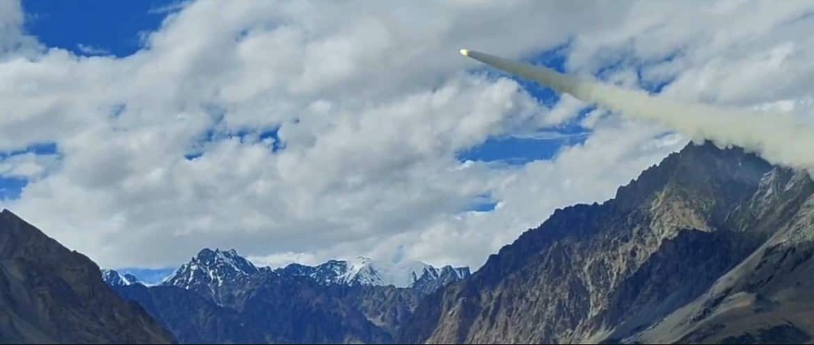 The development comes a day after India achieved a significant milestone by successfully destroying two aerial high speed unmanned targets at high-altitude in Ladakh by Akash Prime, the upgraded variant of Akash Weapon System for the Indian Army. (Image: PIB Delhi) The development comes a day after India achieved a significant milestone by successfully destroying two aerial high speed unmanned targets at high-altitude in Ladakh by Akash Prime, the upgraded variant of Akash Weapon System for the Indian Army. (Image: PIB Delhi)