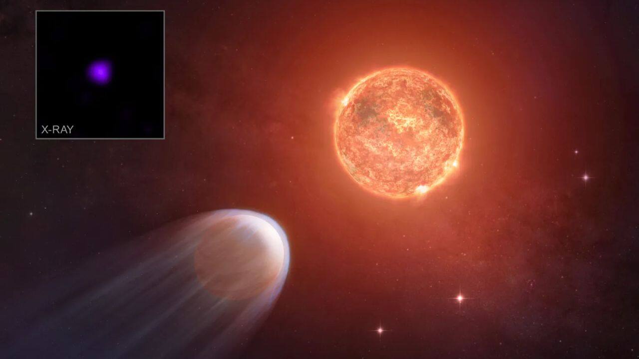 Baby exoplanet caught shrinking under host star’s rays by NASA’s Chandra