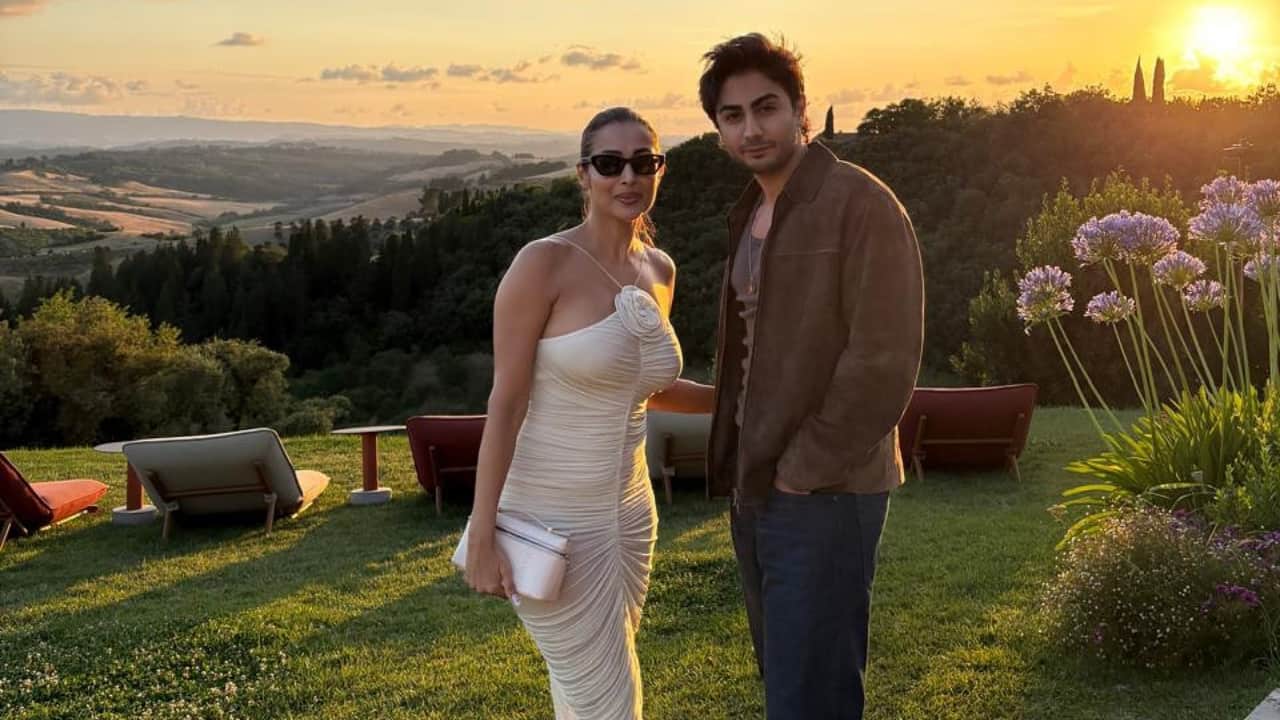 Malaika Arora’s Tuscany holiday with son Arhaan is all about sunsets, cycling and wine treat