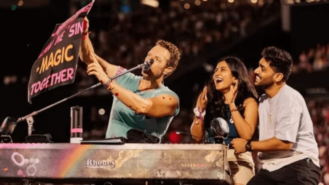 Watch: Chris Martin's 'Welcome to Canada' howler after row over Astronomer CEO's clip during Coldplay concert