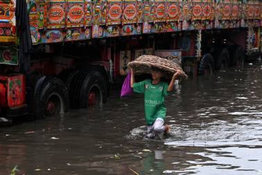 At least 10 more lives were lost on Friday, pushing the total flood-related deaths in Punjab to 123 since June 25. (Image: AFP) 