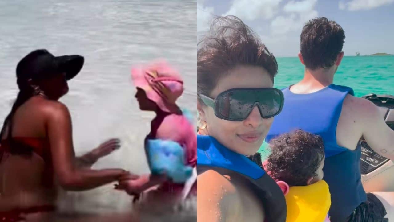 Priyanka Chopra is 'winning at life' in these birthday vacation pics with Nick Jonas and Malti Marie - watch video