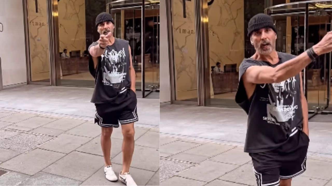Akshay Kumar snaps at fan for filming him without consent in London, watch here