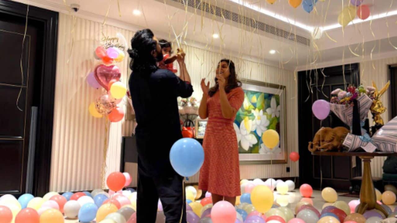 Ram Charan throws a picture-perfect birthday for wife Upasana Konidela with daughter Klin Kaara, see here 