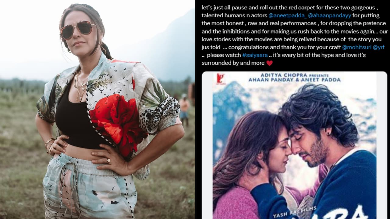 Neha Dhupia Actress Neha Dhupia loved Ahaan and Aneet’s ‘most honest, raw and real performances’. She congratulated and thanked Mohit Suri and YRF for their storytelling. Neha also urged everyone to watch the film, saying it truly lives up to the hype and love surrounding it.