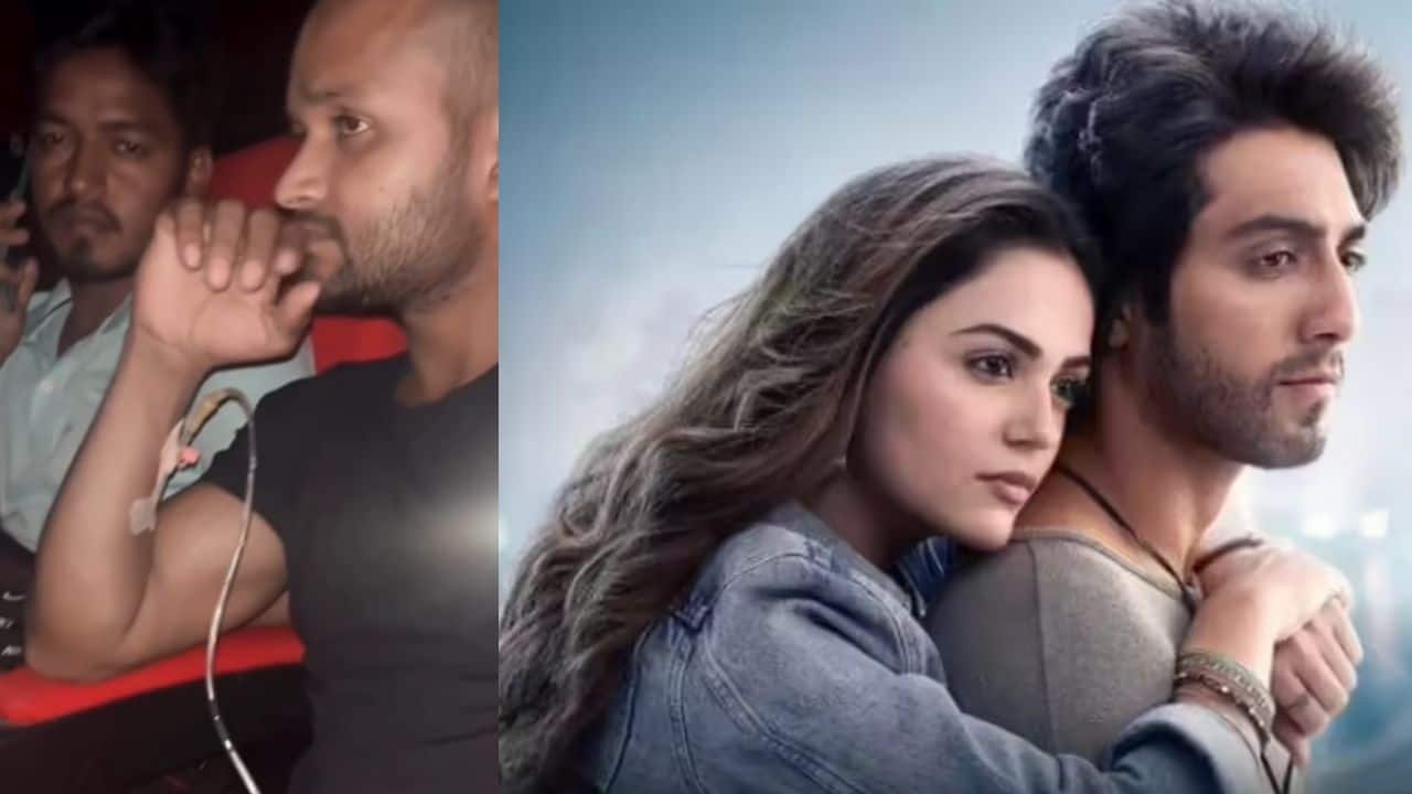 WATCH: Fan watches Ahaan Panday's Saiyaara while being on with IV drip, internet reacts