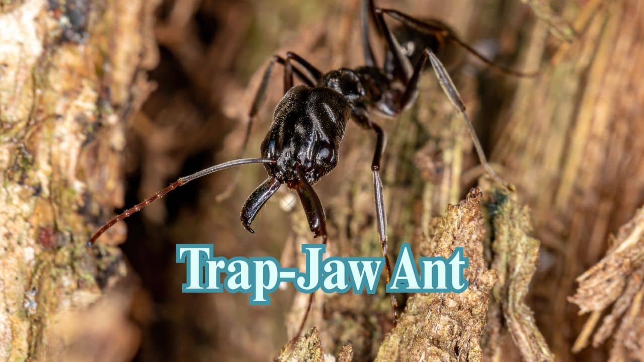 Trap-Jaw Ant: Its lightning-fast spring-loaded jaws snap shut to decapitate large prey in milliseconds. (Image: Canva)