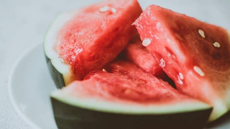 Health benefits of watermelon: It’s known for helping in absorption of iron and improving skin elasticity by improving collagen production