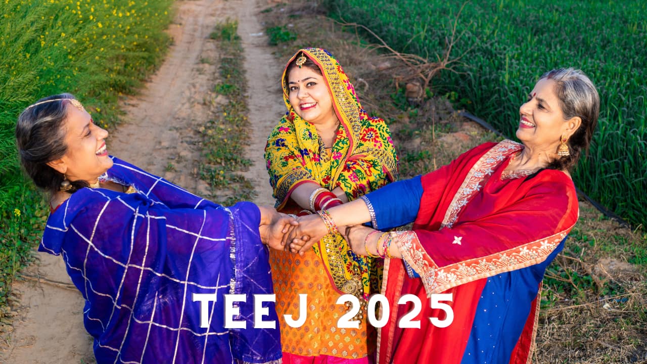 With folk music, gidda dance, mehndi, and fairs, Punjab celebrates Teej, showcasing the richness of Punjabi culture. (image: canva)