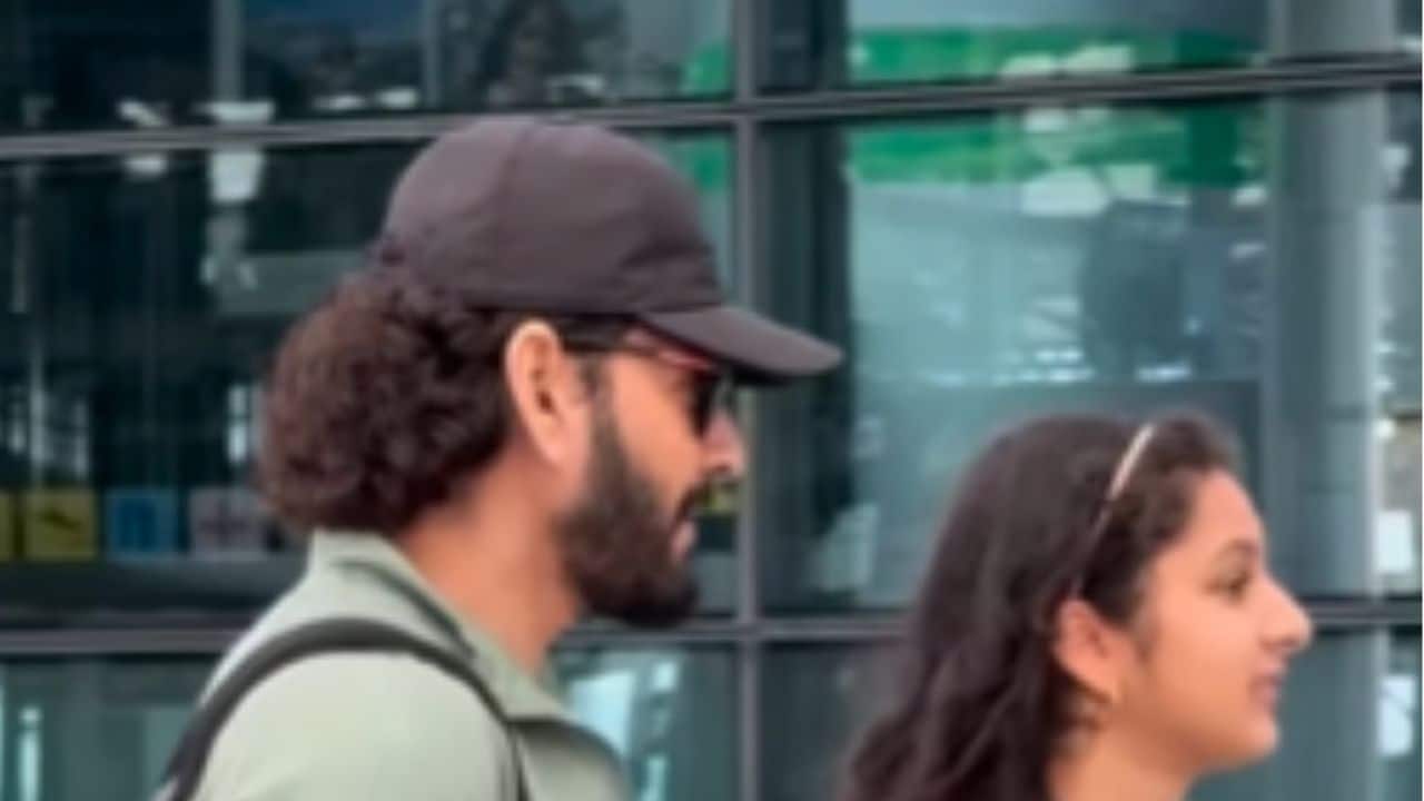 Mahesh Babu shares tender moment with daughter Sitara at airport before family vacation, watch