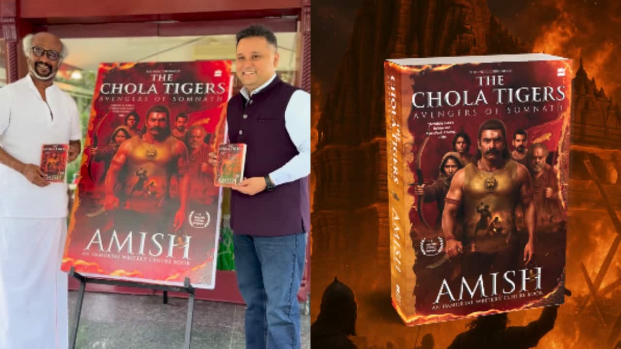 Rajinikanth unveils Amish Tripathi’s new book ‘The Chola Tigers: Avengers of Somnath’