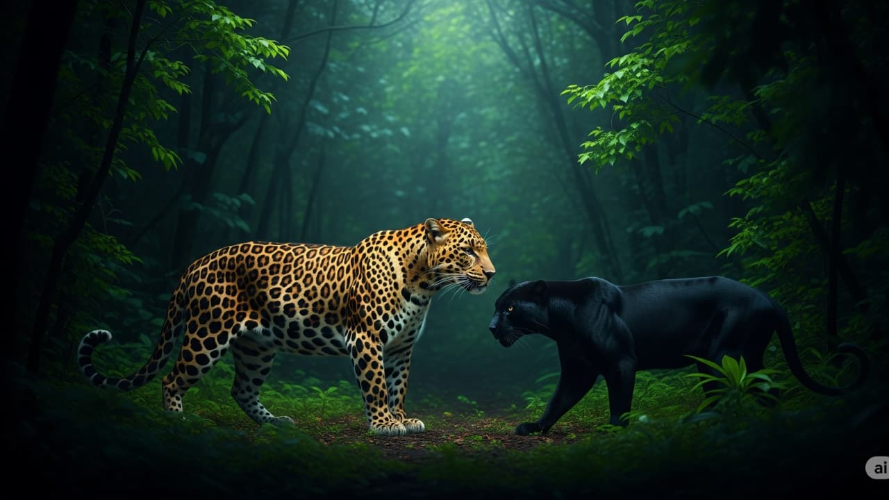 India’s wilderness is a realm of exquisite secrets—dense sal forests, dry teak woodlands, cloud-soaked valleys, and stark Himalayan deserts. Within these varied ecosystems dwell some of the world’s rarest wild cats: from the melanistic black panther to the secretive clouded leopard and the spectral snow leopard of Ladakh. While the tiger has long dominated India’s wildlife narrative, the country is also home to a shadowy league of elusive feline predators—Indian leopards, golden cats, jungle cats, and even the near-mythical caracal. Tracking them is less a conventional safari and more a quiet communion with nature, requiring patience, silence, and a deep respect for the rhythm of the wild. For travellers drawn to the thrill of the unseen, these ten destinations offer India’s most promising opportunities to witness rare wild cats in their natural domain. (Image: AI Gemini)