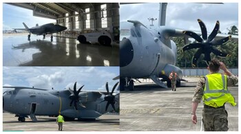The British Royal Navy F-35B fighter jet was grounded at Thiruvananthapuram International Airport.