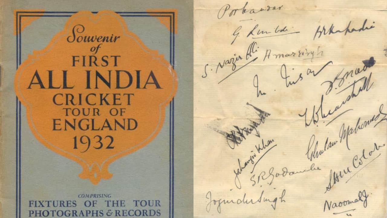 India vs England at Manchester in 1936
