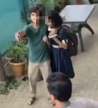 Satara school girl held at knifepoint; locals rescue her from jilted lover in viral video
