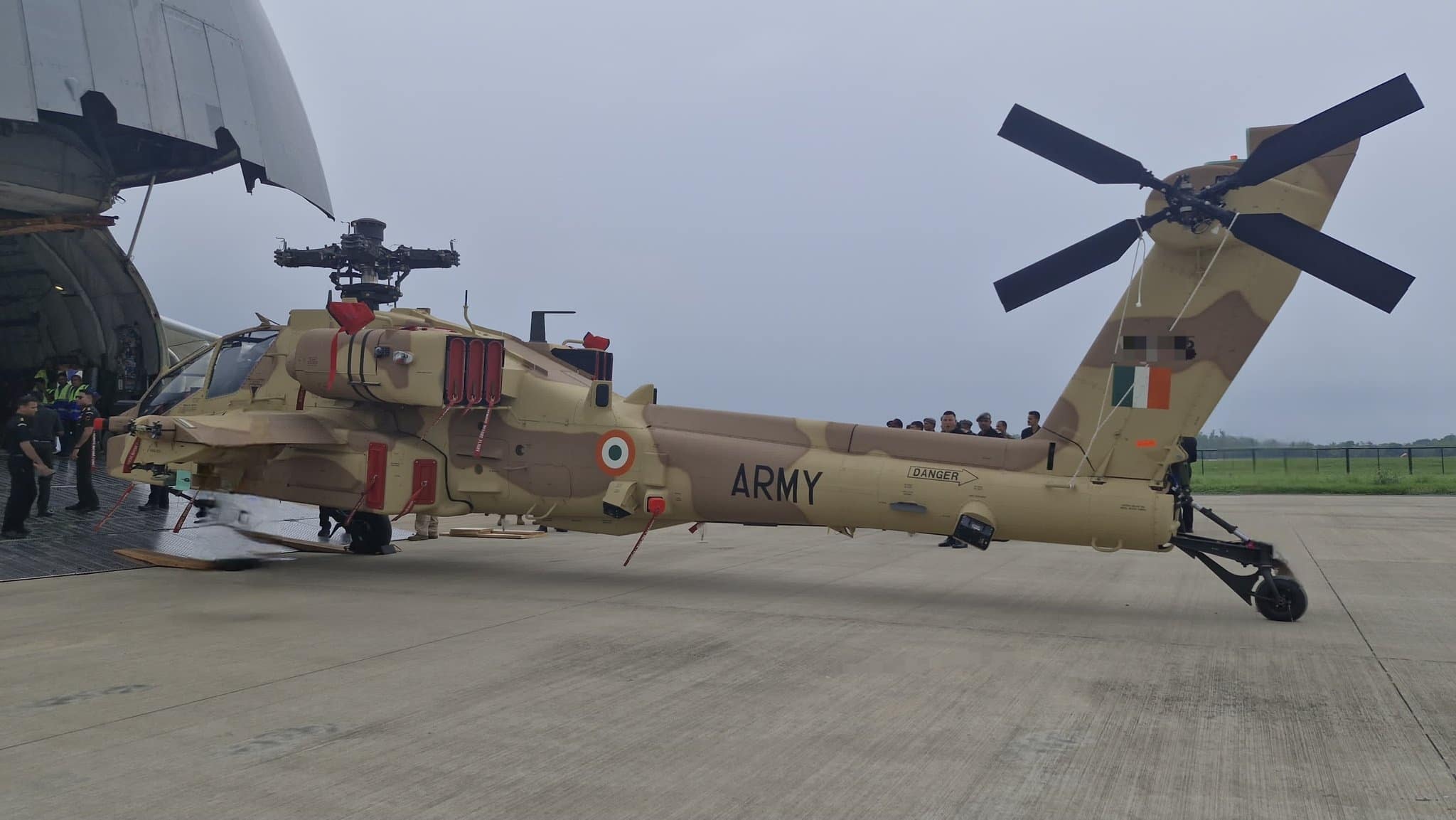 'Milestone moment' for Army as first batch of Apache helicopters arrive in India | In pics