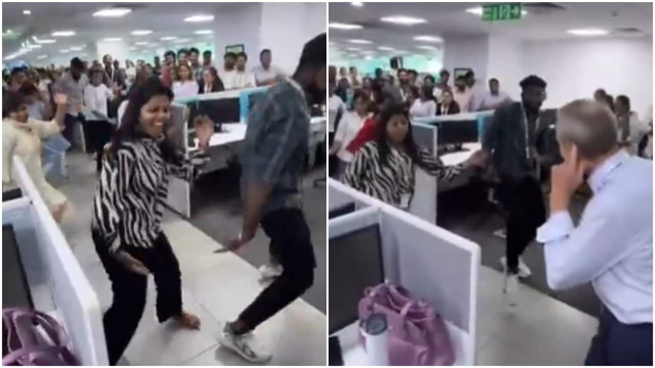 Viral office dance to welcome foreign client sparks backlash: 'Cringe', 'embarrassing’, say netizens Viral office dance to welcome foreign client sparks backlash: 'Cringe', 'embarrassing’, say netizens