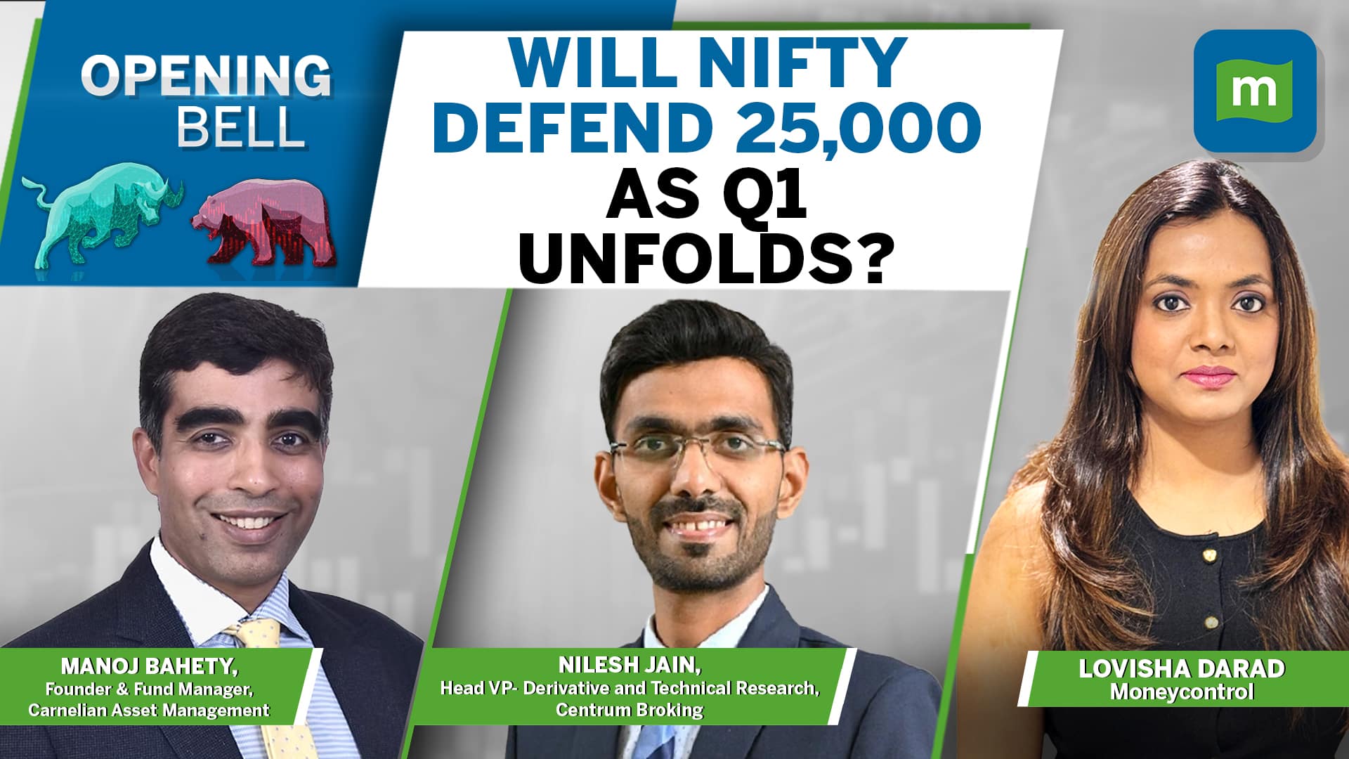 Live: Can Nifty continue to defend support of 24,900? | Opening Bell