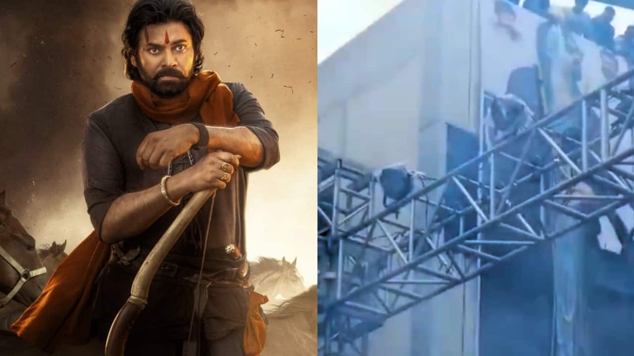 Pawan Kalyan's fans perform puja and shower milk to celebrate Hari Hara Veera Mallu release: Watch