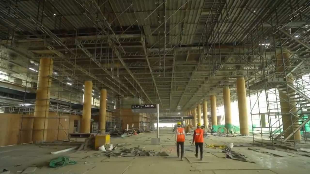 The Noida International Airport in Jewar is being developed in four phases, with a total investment of Rs 29,650 crore. The first phase alone, costing Rs 10,056 crore, will feature one runway and a terminal building capable of handling 12 million passengers annually. (Photo: X)