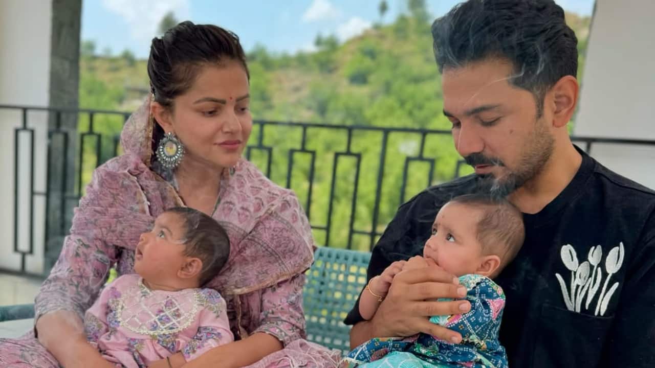 Rubina Dilaik slams colour bias around her twin daughters; says ‘Fair or dusky, they’re both beautiful’