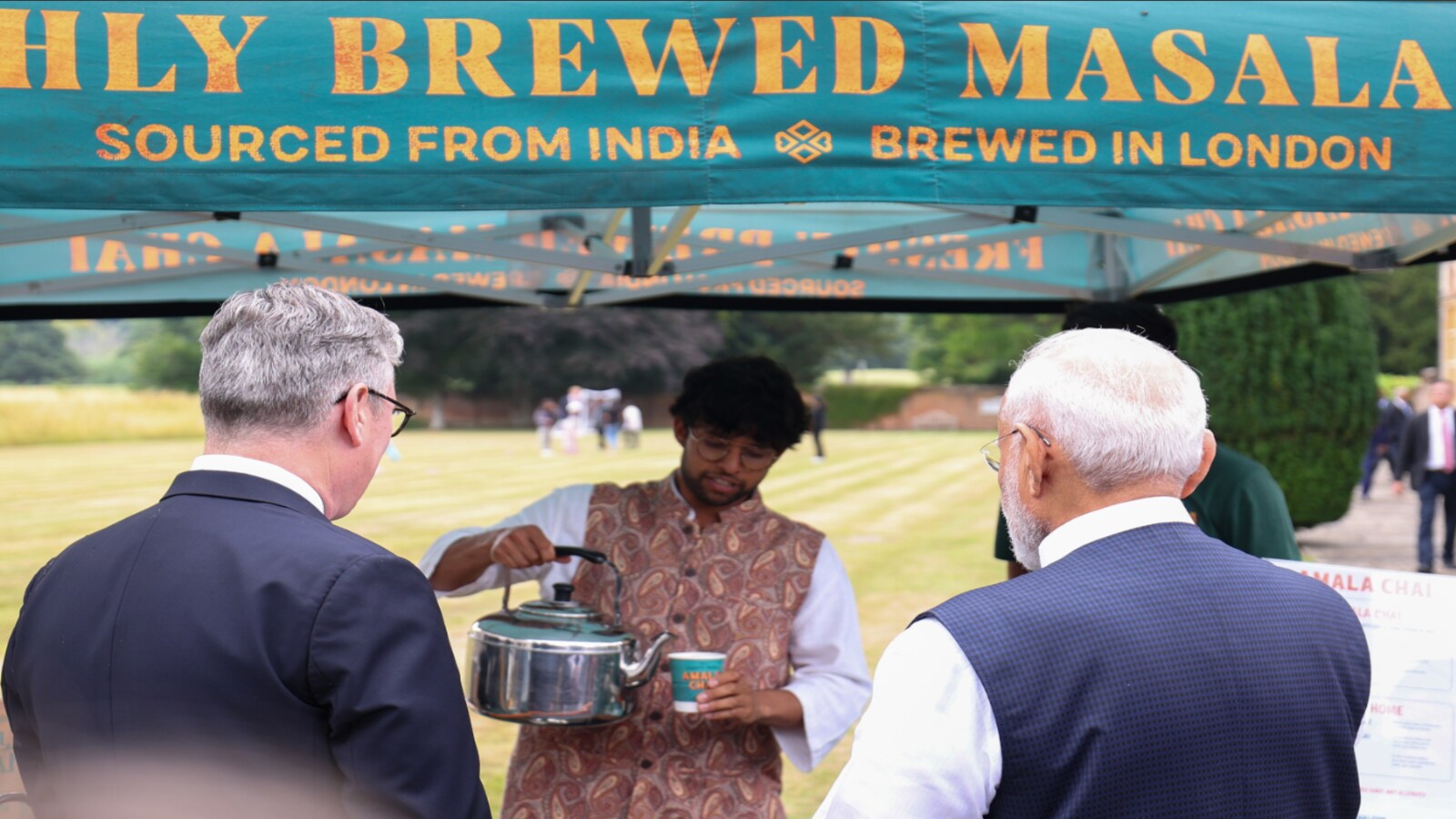 From one chaiwala to another': Meet Akhil Patel, the UK entrepreneur who  served masala chai to PM Modi