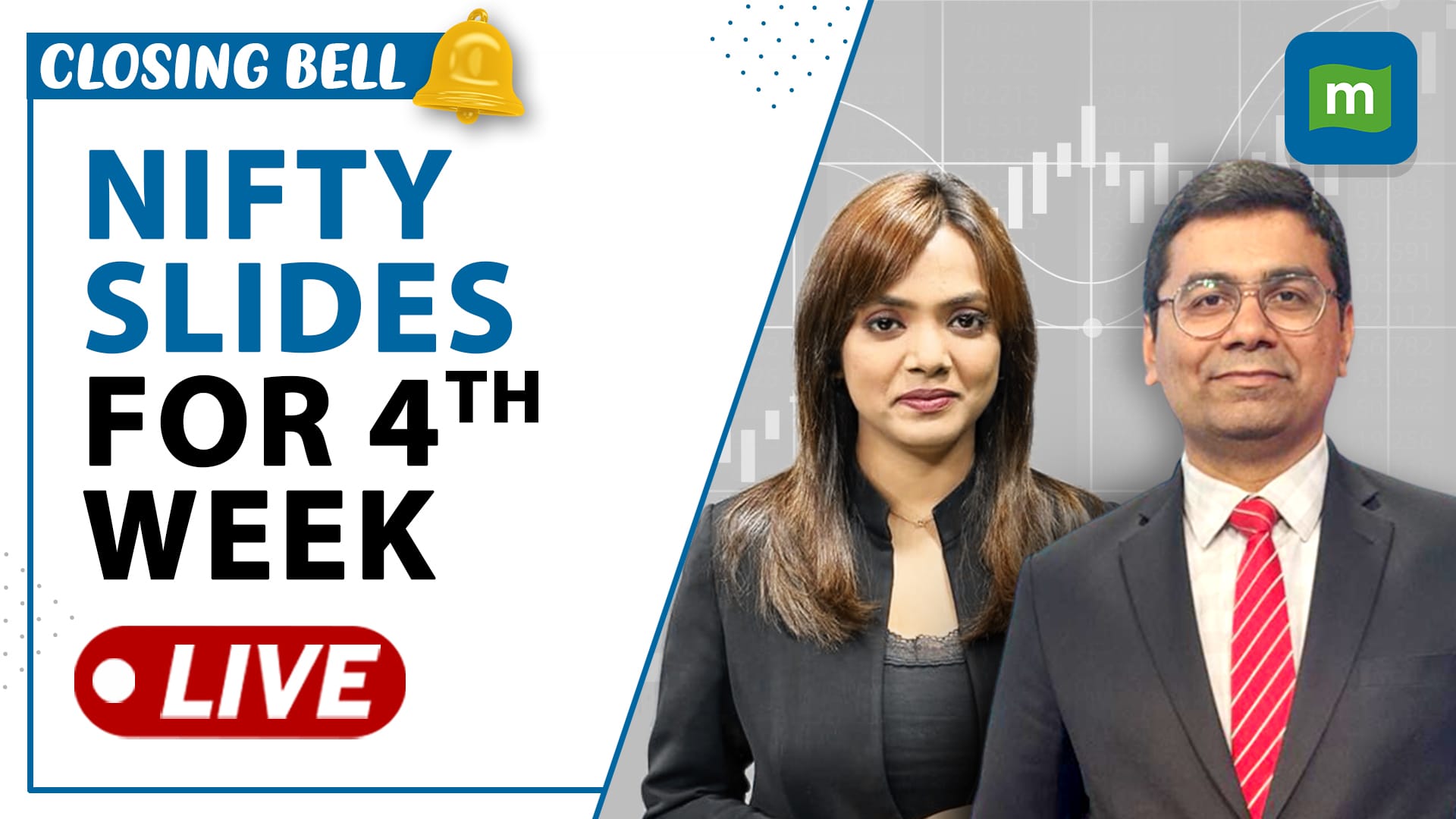 Live: Nifty near 1-month low as Bajaj Finance, Shriram Finance Q1 disappoint | Closing Bell