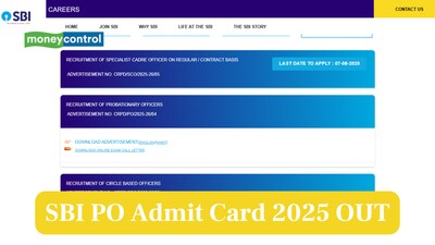 SBI PO Admit Card 2025 Released; Download here