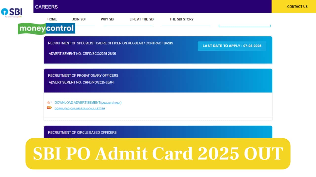 SBI PO Admit Card 2025 Released; Download here SBI PO Admit Card 2025 Released; Download here