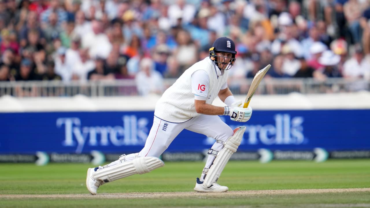 Veteran England batter Joe Root ranks fifth among the fastest players to notch up 50 international centuries. Regarded as one of the finest batters of his generation, Root achieved the milestone in 455 innings, showcasing remarkable consistency across formats. (AP Photo)