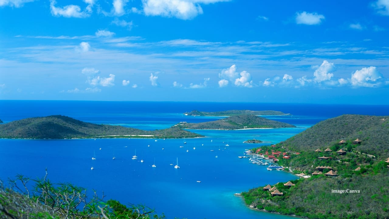 1. Necker Island, British Virgin Islands Owned by Sir Richard Branson, this 75-acre coral-ringed sanctuary offers kite surfing, flamingo sightings, and infinity pools—blending barefoot luxury with conservation in the British Virgin Islands' secluded northern reaches. (Image:Canva)