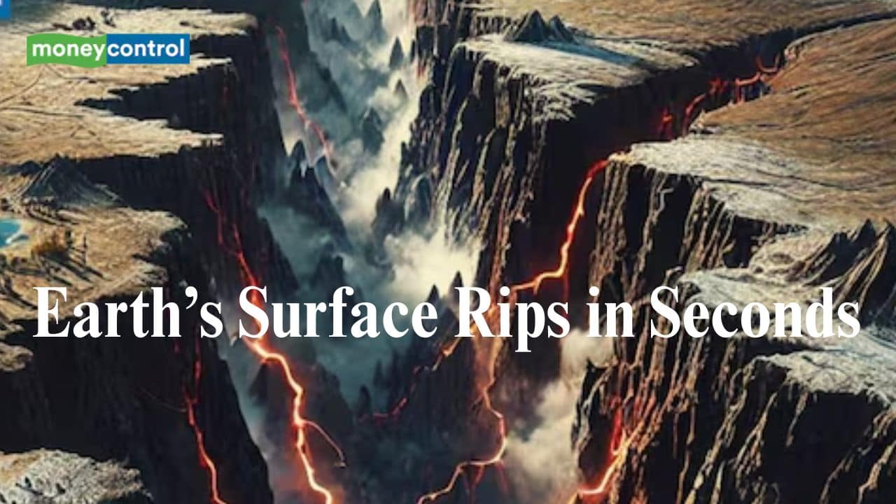Earth's Surface Rips in Real-Time: Shocking Footage of 2.5-Meter Slip During Major Earthquake!