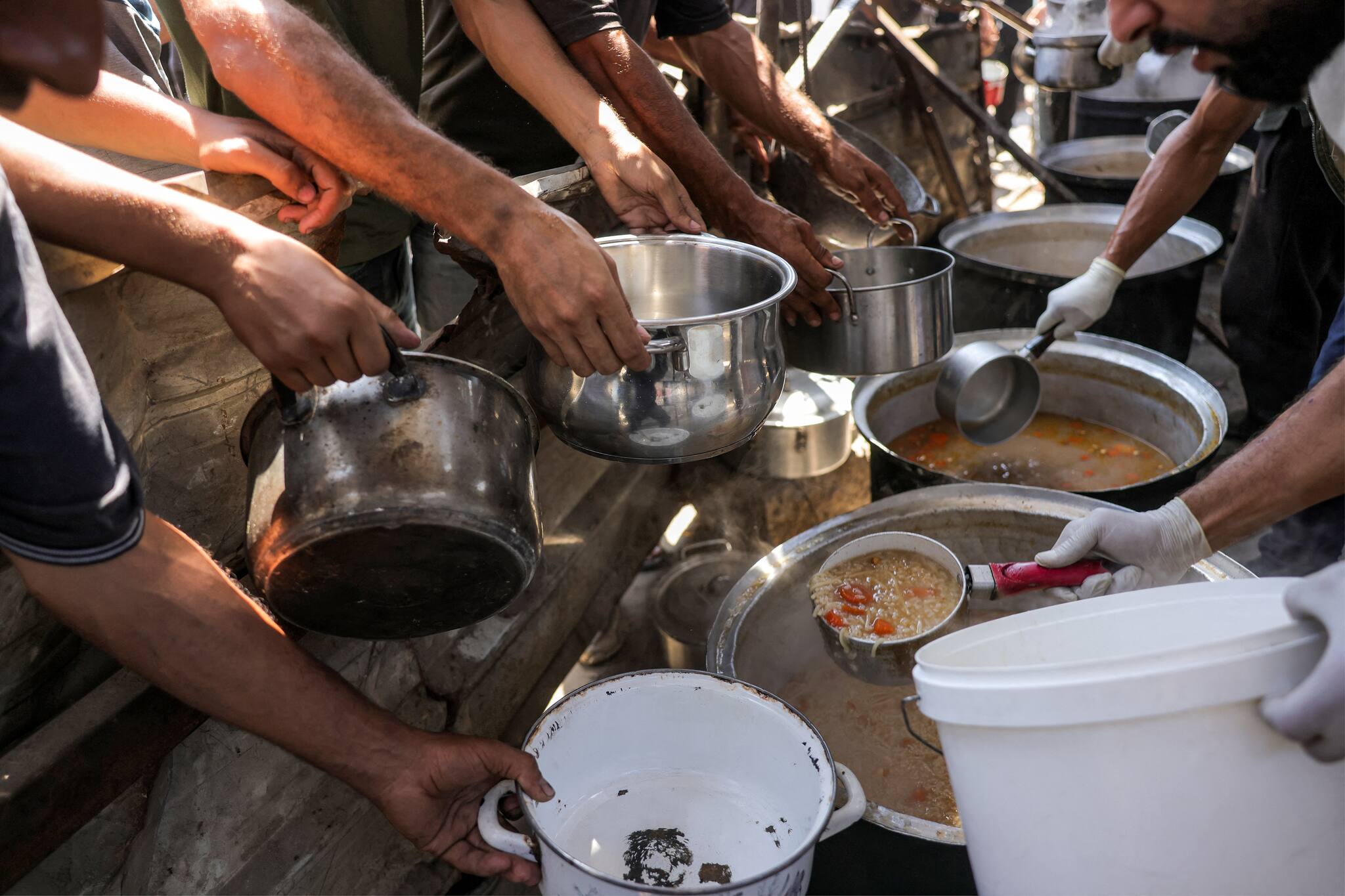 Gaza faces severe malnutrition, with 90,000 women and children urgently needing treatment, says UN World Food Programme. (Image: AFP) 