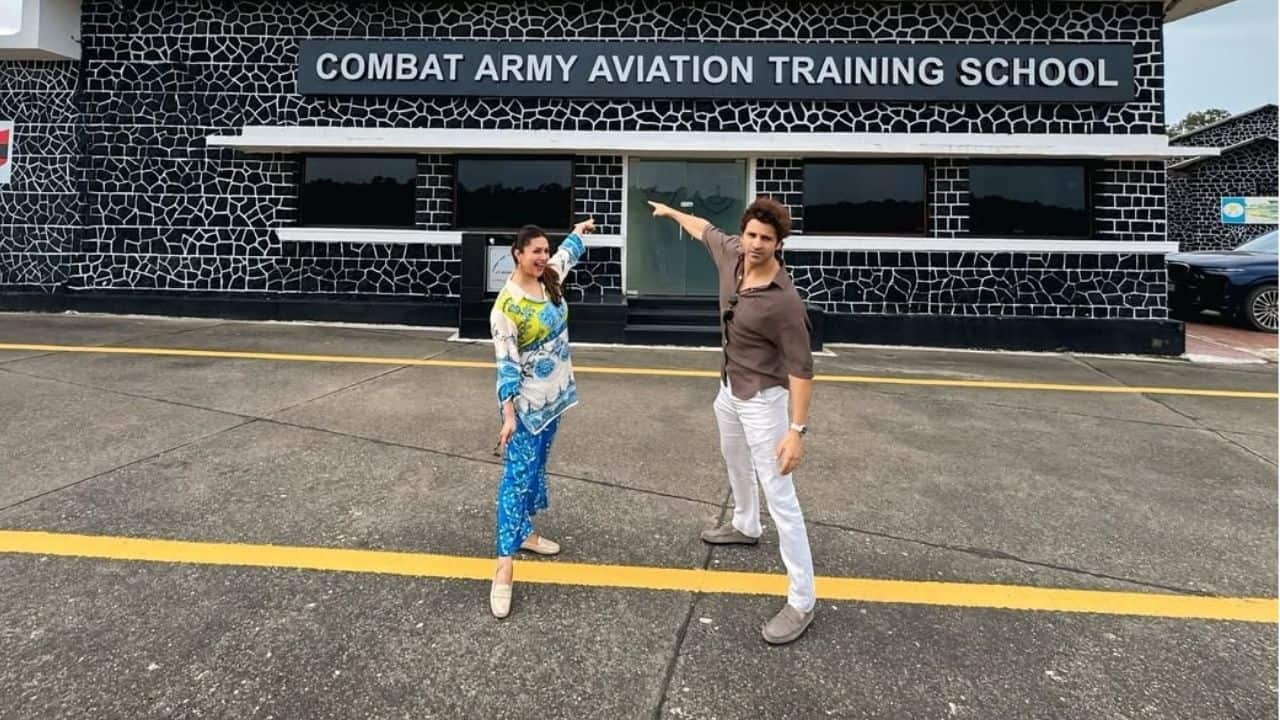 Divyanka Tripathi marks Kargil Vijay Diwas with emotional post from Army Aviation School visit with Vivek Dahiya
