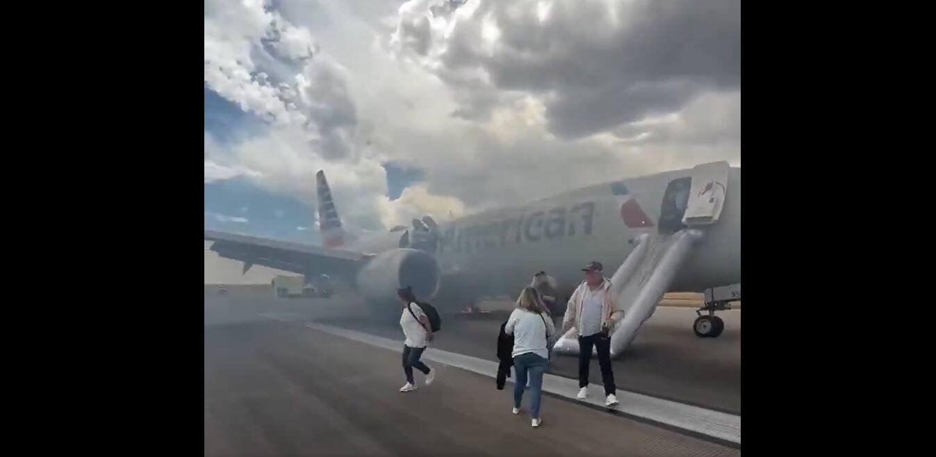 Boeing 737 tyre catches fire before take-off at Denver airport, passengers evacuated | Watch