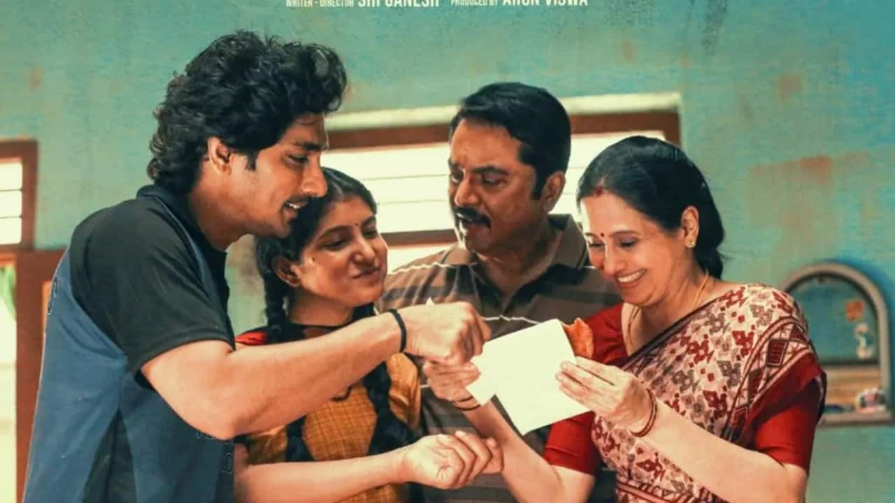 With a controlled intensity, Siddharth portrays Prabhu, moving fluidly from a troubled adolescent to a mature, responsible adult.