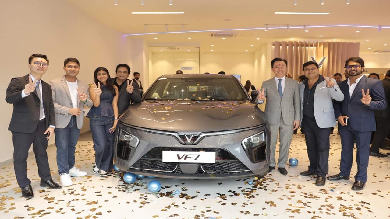 After Tesla, Vietnamese EV maker VinFast makes its India stop, opens first showroom in Surat After Tesla, Vietnamese EV maker VinFast makes its India stop, opens first showroom in Surat