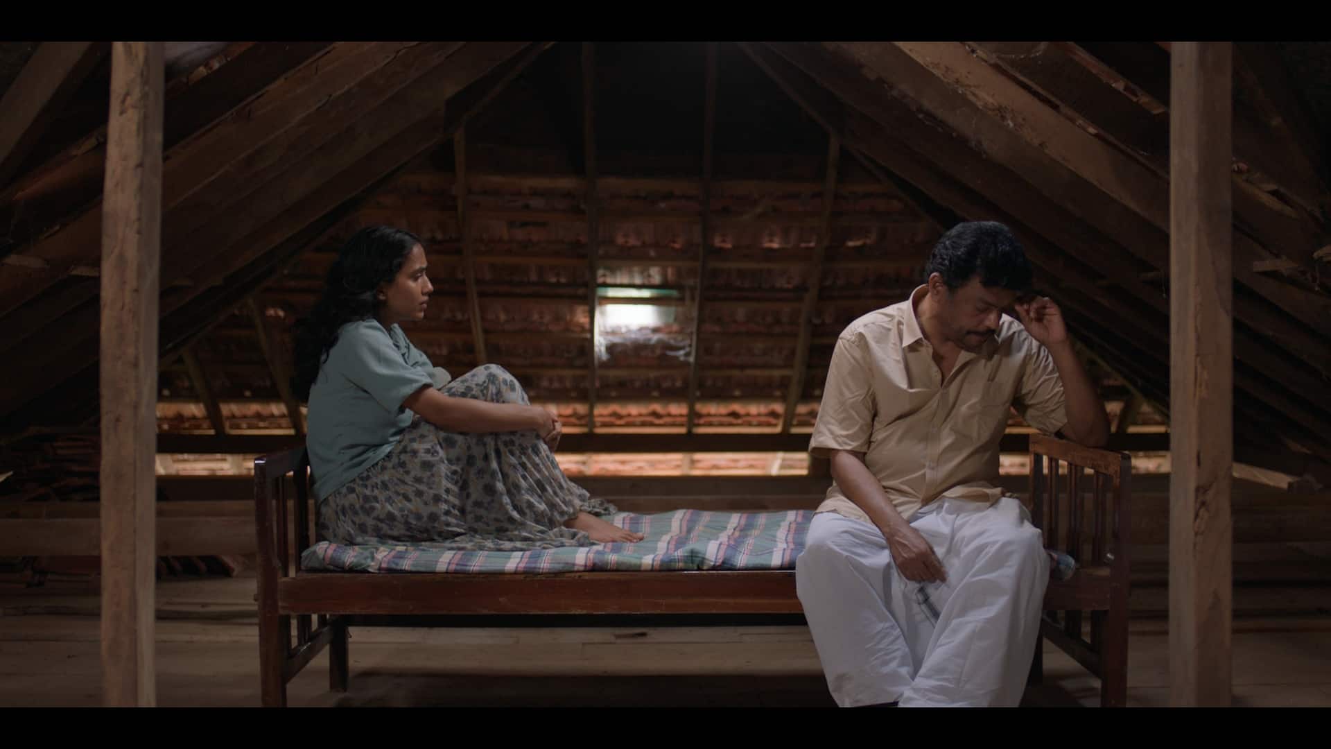 Anagha Ravi and Jagadish in a still from 'Appuram'. 