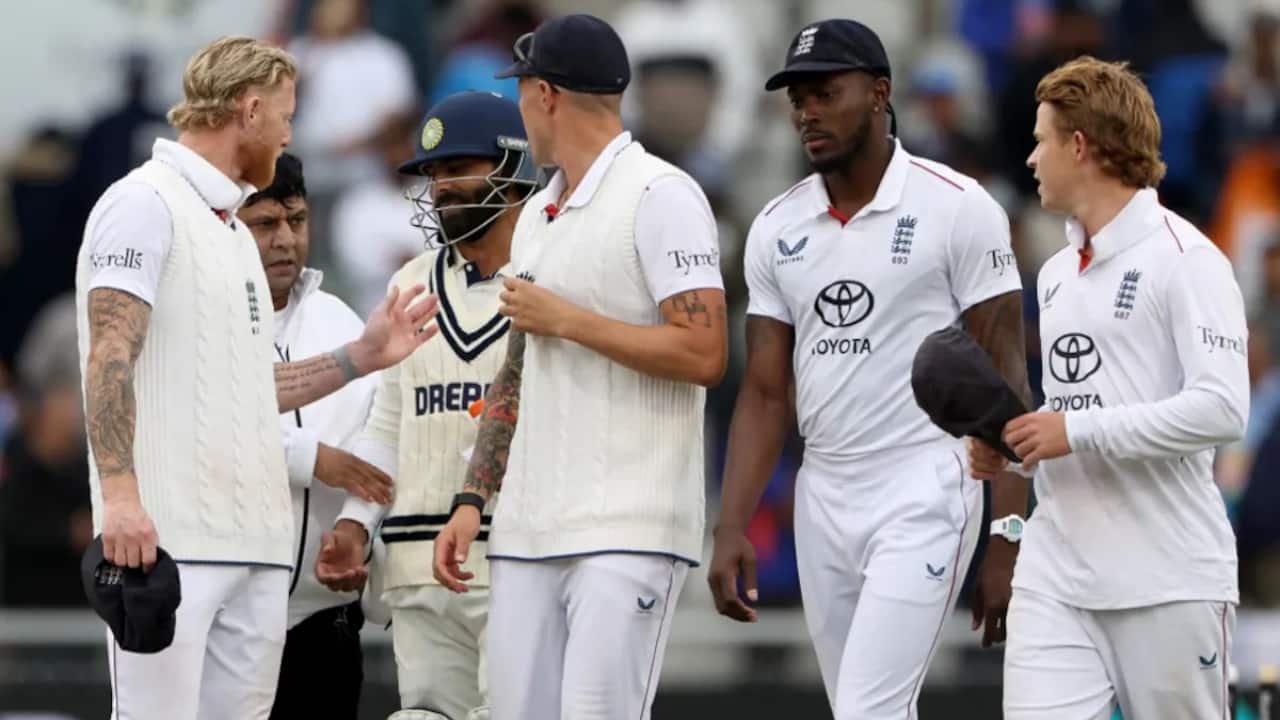 Ben Stokes gets salty, refuses to shake hands with Jadeja-Washington as India leave Old Trafford with fighting draw