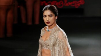 Bhumi Pednekar walks in ICW for Ritu Kumar