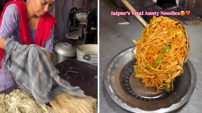 Internet reacts to Jaipur aunty’s viral ‘made-from-scratch’ noodles video