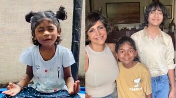 Mandira Bedi welcomed her daughter Tara into the family through adoption in July 2020