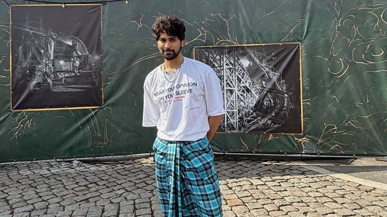 Ankush Bahuguna made a bold statement at Tomorrowland, one of the world’s biggest electronic music festivals, by confidently wearing a traditional Indian lungi, a garment typically associated with casual, everyday wear in South Asia