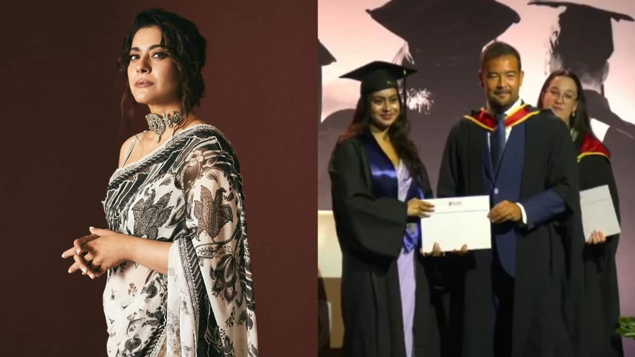 Kajol cheers for daughter Nysa Devgan at her graduation ceremony in K3G style: 'Come on, baby!'